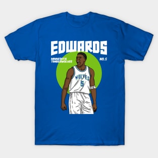 Anthony Edwards Comic Style Art T-Shirt